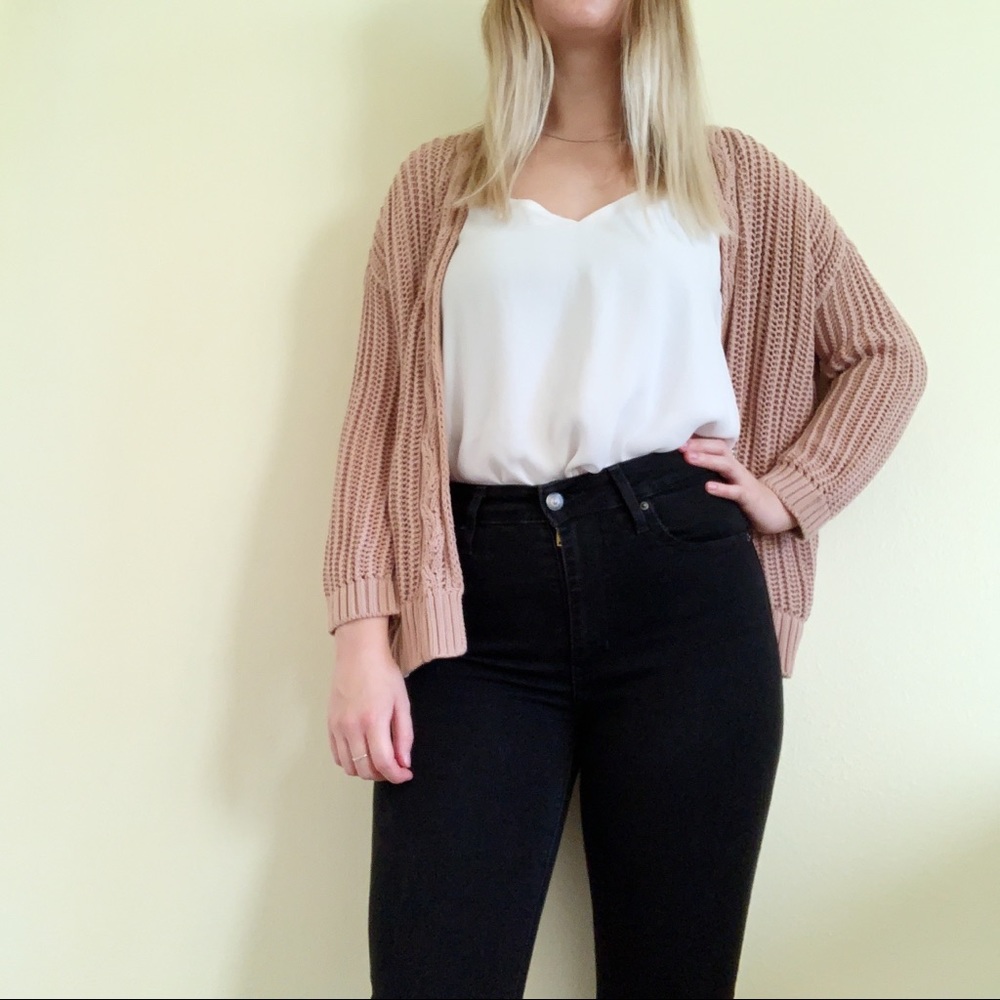 Blush Knit Cardigan